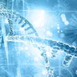 DNA strand illustration representing the science behind the body's natural healing process