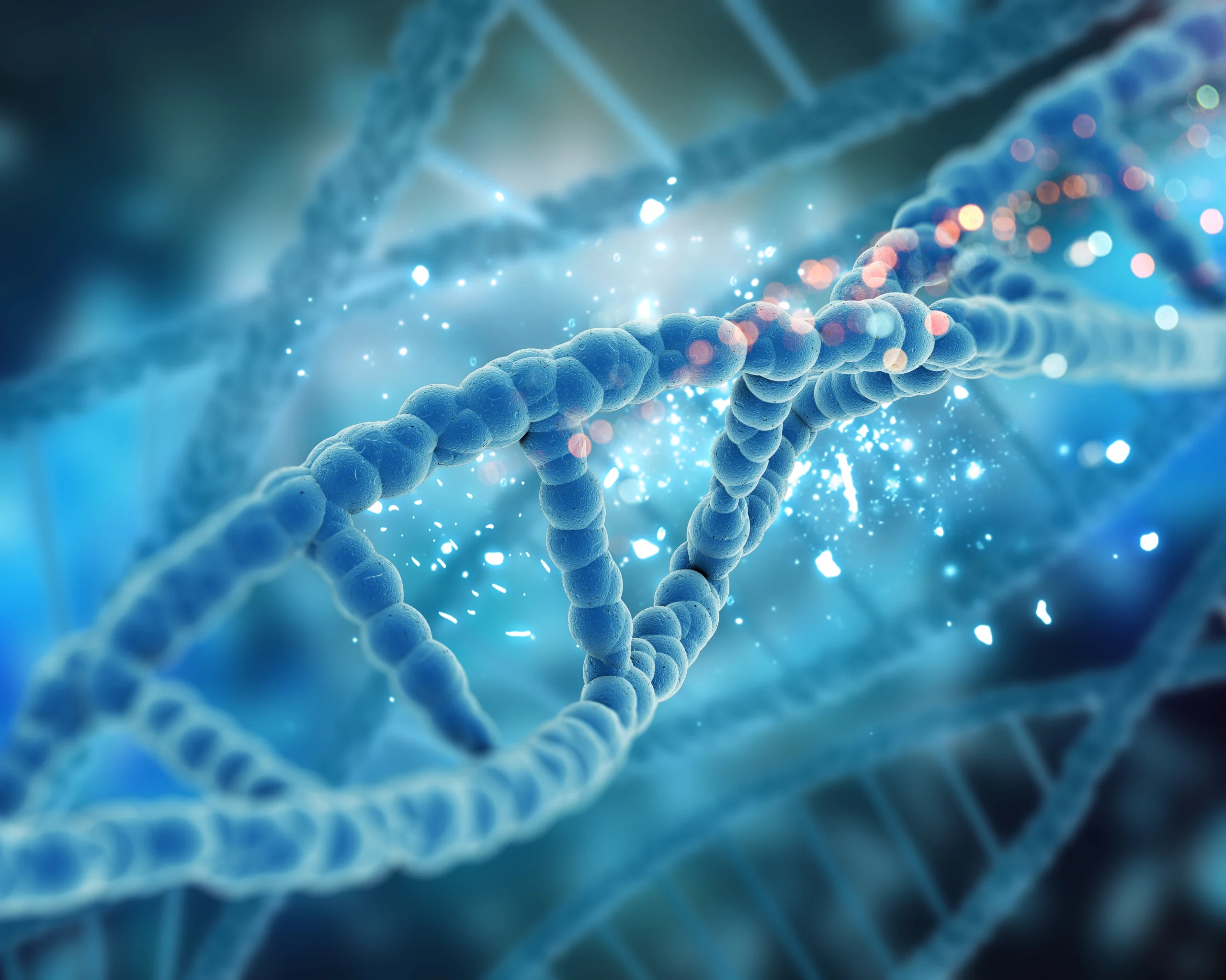 DNA illustration representing the latest advances in regenerative medicine and stem cell therapy