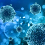 Scientific cellular illustration representing stem cell therapy and regenerative medicine